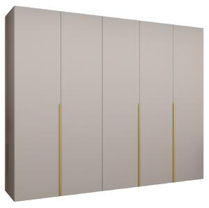 Zondo.hr Ormar za garderobu 250 cm Alice 1 (kašmir + zlatna). Akcija -20%. 1126134