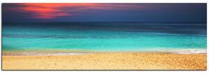 Slika na platnu - More u zalasku sunca - panorama 543A (105x35 cm)