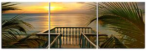 Slika na platnu - Pogled sa terase - panorama 550B (150x50 cm)