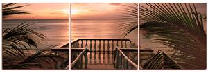 Slika na platnu - Pogled sa terase - panorama 550FB (120x40 cm)