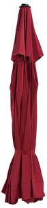 Zamjenska tkanina za vrtni suncobran 515 cm bordo - Bordo crvena / Φ 515 cm