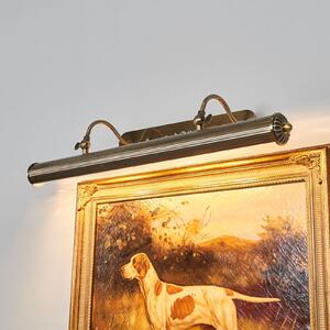 Lindby zidna lampa za sliku Joely, 73 cm, mesing, metal, E14, prigušiva, Bronca / stari mesing, Dnevni boravak/blagovaonica, Metal