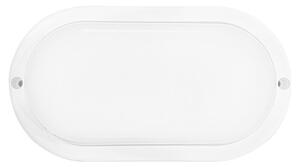 Ferotehna Vanjska zidna LED svjetiljka Rim Oval (18 W, 195 x 95 x 35 mm, Bijela, IP54)