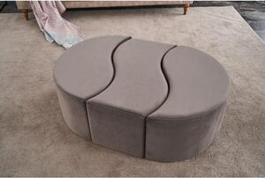 Atelier Del Sofa Tabure, Mink, Alya Puf - Mink