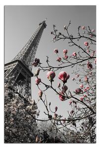 Slika na platnu - Eiffelov toranj u proljeće - pravokutnik 734ČA (120x80 cm)