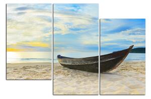 Slika na platnu - Čamac na plaži 151D (120x80 cm)