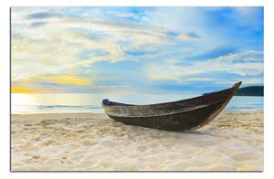 Slika na platnu - Čamac na plaži 151A (60x40 cm)