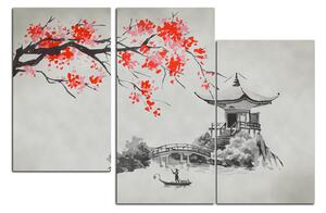 Slika na platnu - Tradicionalne ilustracije Japan 160C (90x60 cm)