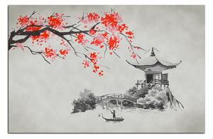 Slika na platnu - Tradicionalne ilustracije Japan 160A (100x70 cm)