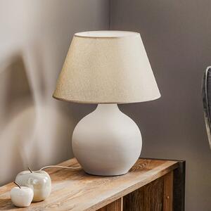 Stolna lampa Sfera, visina 53 cm, cementna/siva