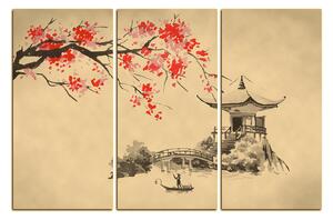 Slika na platnu - Tradicionalne ilustracije Japan 160FB (90x60 cm )