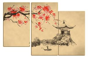 Slika na platnu - Tradicionalne ilustracije Japan 160FC (120x80 cm)