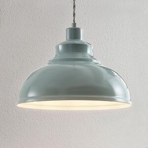 Vintage visilica Albertine, metal, svijetlo plava