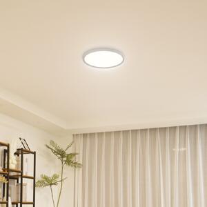 Lindby LED stropna svjetiljka Pravin, Ø 30 cm, CCT, bijela