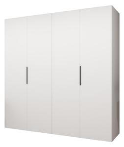 Zondo.hr Ormar za garderobu 200 cm Mirabella 1 (bijela + crna). Akcija -20%. 1126360