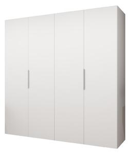 Ormar za garderobu 200 cm Mirabella 1 (bijela + kašmir)