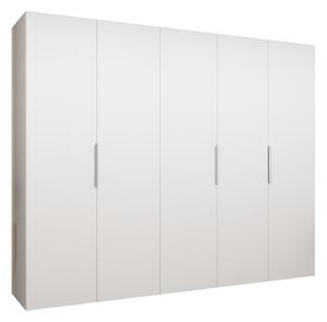 Ormar za garderobu 250 cm Mirabella 1 (bijela + kašmir)