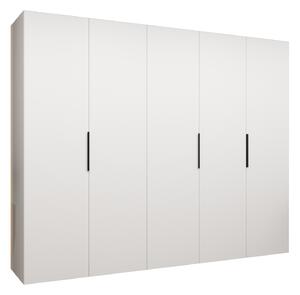 Zondo.hr Ormar za garderobu 250 cm Mirabella 1 (bijela + crna). Akcija -21%. 1126371