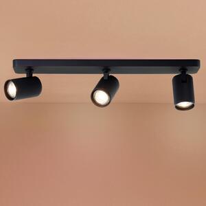 Marty LED stropni reflektor, dužina 53 cm, pješčano crna, 3 žarulje