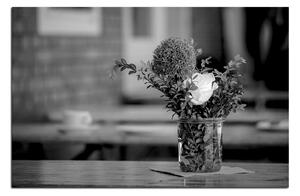 Slika na platnu - Ljetno cvijeće na stolu 172FA (100x70 cm)