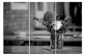 Slika na platnu - Ljetno cvijeće na stolu 172FB (120x80 cm)