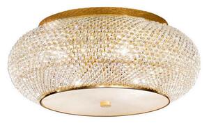 Ideal Lux - Kristalna stropna svjetiljka PASHA 14xE14/40W/230V pr. 65 cm zlatna