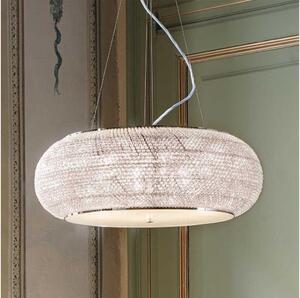 Ideal Lux - Kristalni luster na sajli PASHA 14xE14/40W/230V pr. 65 cm krom