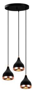 Viseća lampa Heliko Black Copper 3