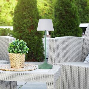 LED solarna stolna lampa Emmi CCT punjiva, zelena
