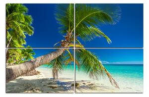 Slika na platnu - Plaža s palmama 184C (90x60 cm)