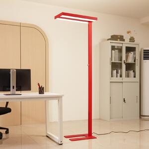 Arcchio Logan Basic LED podna svjetiljka, crvena, 6.000 lm, prigušiva