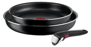 Tefal - Set tava 3 kom INGENIO EASY COOK & CLEAN BLACK