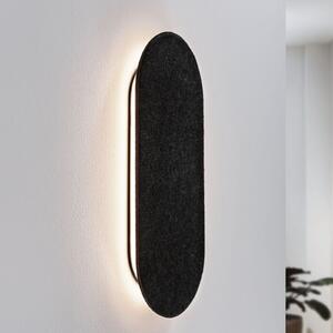 Paulmann Tulga LED zidna svjetiljka, 45 x 20 cm, antracit, filc