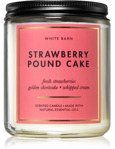 Bath & Body Works Strawberry Pound Cake mirisna svijeća 198 g