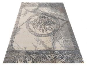 Sivi tepih s uzorkom mandale Širina: 200 cm | Duljina: 290 cm