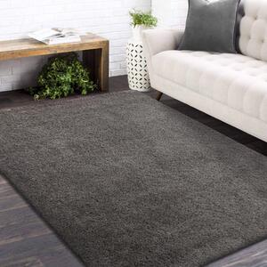 Moderni tamno sivi tepih Širina: 80 cm | Duljina: 150 cm