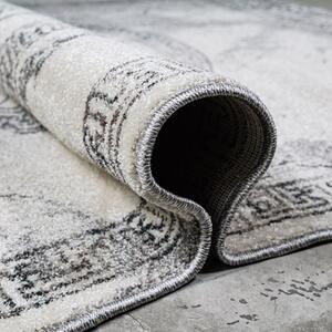 Sivi tepih s uzorkom mandale Širina: 80 cm | Duljina: 150 cm