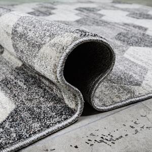 Moderni sivi tepih pogodan za svaku sobu Širina: 120 cm | Duljina: 170 cm