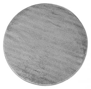Okrugli sivi tepih Širina: 200 cm | Duljina: 200 cm