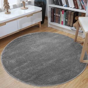 Okrugli sivi tepih Širina: 60 cm | Duljina: 60 cm