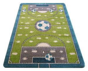 Dječji tepih s uzorkom nogometnog igrališta Širina: 120 cm | Duljina: 170 cm