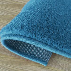 Okrugli plavi tepih Širina: 100 cm | Duljina: 100 cm
