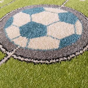 Dječji tepih s uzorkom nogometnog igrališta Širina: 120 cm | Duljina: 170 cm