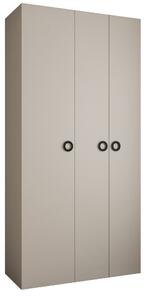 Zondo.hr Ormar za garderobu 120 cm Carmela 40-1 (kašmir + crna). Akcija -20%. 1126511
