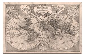 Slika na platnu - Karta antičkog svijeta 1101FA (90x60 cm )