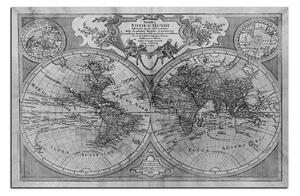 Slika na platnu - Karta antičkog svijeta 1101QA (100x70 cm)
