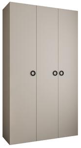 Zondo.hr Ormar za garderobu 140 cm Carmela 40-1 (kašmir + crna). Akcija -21%. 1126519