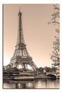 Slika na platnu - Eiffel Tower - pravokutnik 7110FA (90x60 cm )