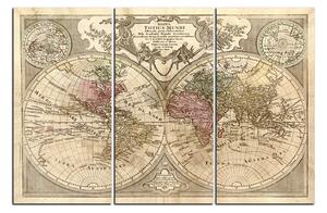 Slika na platnu - Karta antičkog svijeta 1101B (150x100 cm)