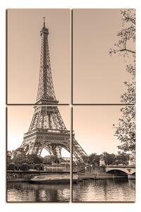 Slika na platnu - Eiffel Tower - pravokutnik 7110FD (120x80 cm)